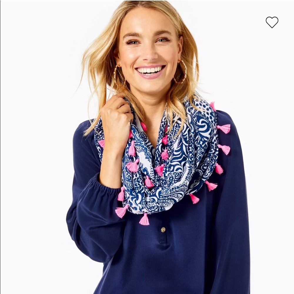 Lilly Pulitzer high tide  infinity scarf
